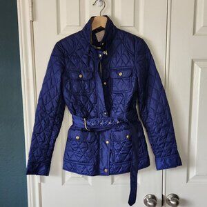 Banana Republic Quilted Navy Field Jacket